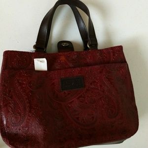 Relic hand bag/deep red (one size)